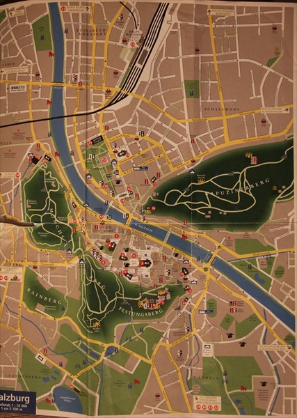 011-Карта центра Зальцбурга